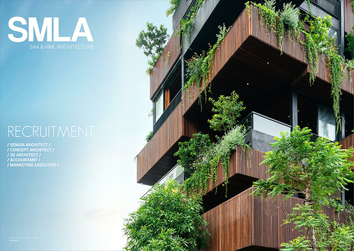 văn phòng SMLA & Associates tuyển dụng kiến trúc sư